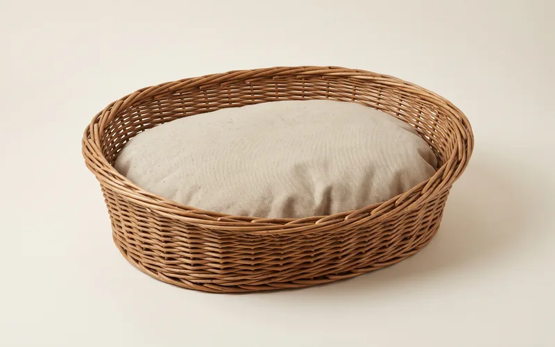 La corbeille en osier : un choix de decor plus qu'un choix de couchage