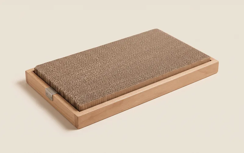 Le griffoir horizontal : pour le chat qui griffe à plat